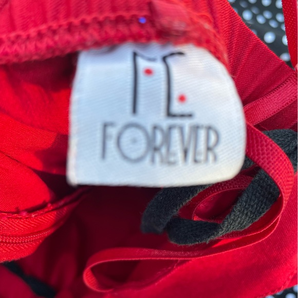 Forever brand Red and and black and white polka dot dress - Picture 3 of 3